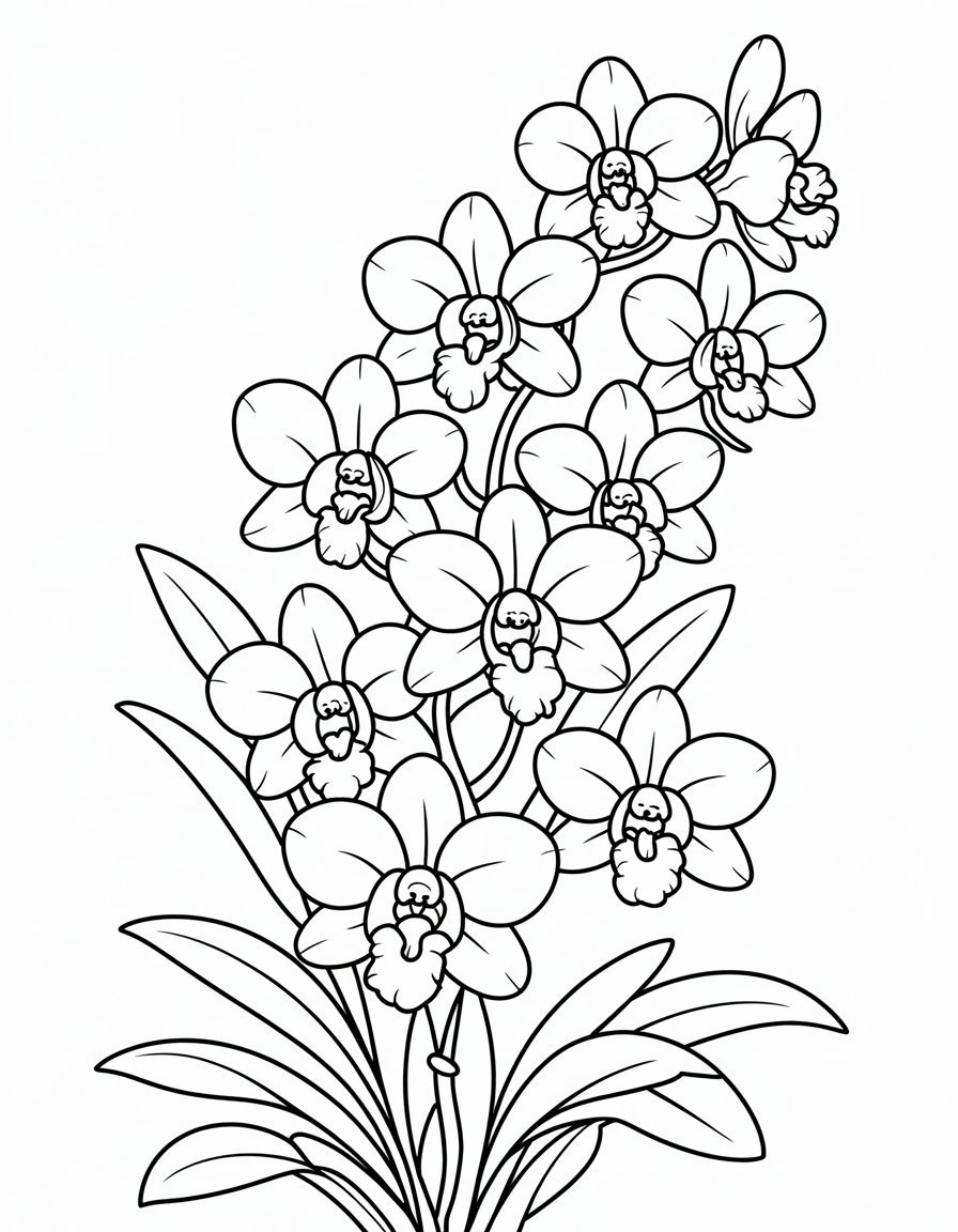 Dendrobium Orchid Spray